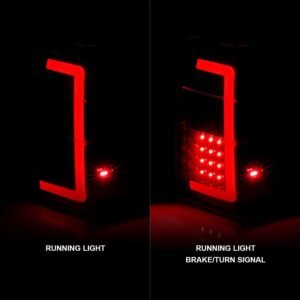 Ford Expedition 07-17 Led Tail Lights Black Housing Smoke Lens - Image 2