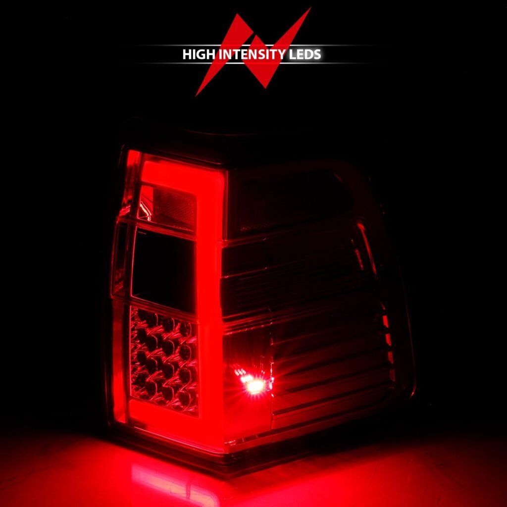 Ford Expedition 07-17 Led Tail Lights Red/clear Lens W/ C-light Bar
