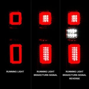 Chevy Silverado 19-21 Full Led Tail Lights - Chrome - Image 2