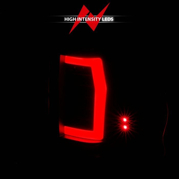 Nissan Titan 04-15 Led Tail Lights Black Housing Smoked Lens
