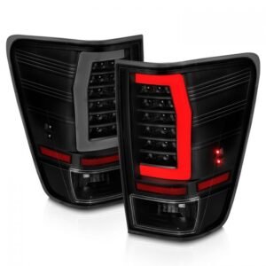 Nissan Titan 04-15 Led Tail Lights Black Housing Smoked Lens - Image 7