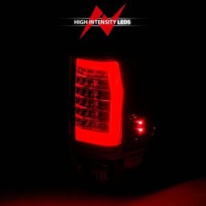 Nissan Titan 04 -15 Led Tail Lights Chrome Housing Red Clear - Image 6