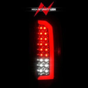 Chevy Colorado 15-21 Full Led Tail Lights Black Smoke Lens (Red Light Bar) - Image 6