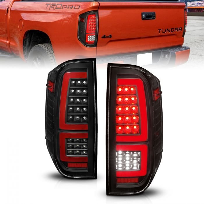 Toyota Tundra 14-21 Full Led Tail Lights Black Housing