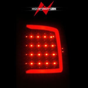 Dodge Ram 1500 09-20 Led Tail Lights Black Housing Clear - Image 6