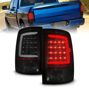 Dodge Ram 1500 09-20 Led Tail Lights Black - Image 1