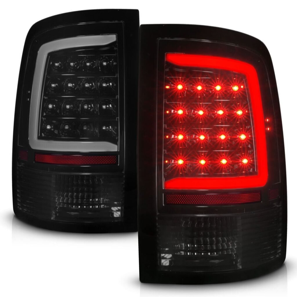 Dodge Ram 1500 09-20 Led Tail Lights Black