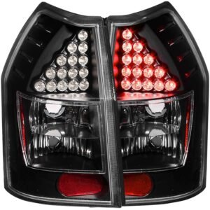 Dodge Magnum 05-08 Led Tail Lights W/Black Housing - Image 1