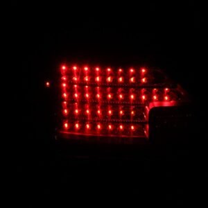 Honda Accord 03-05 2DR Led Tail Lights, Black - Image 3