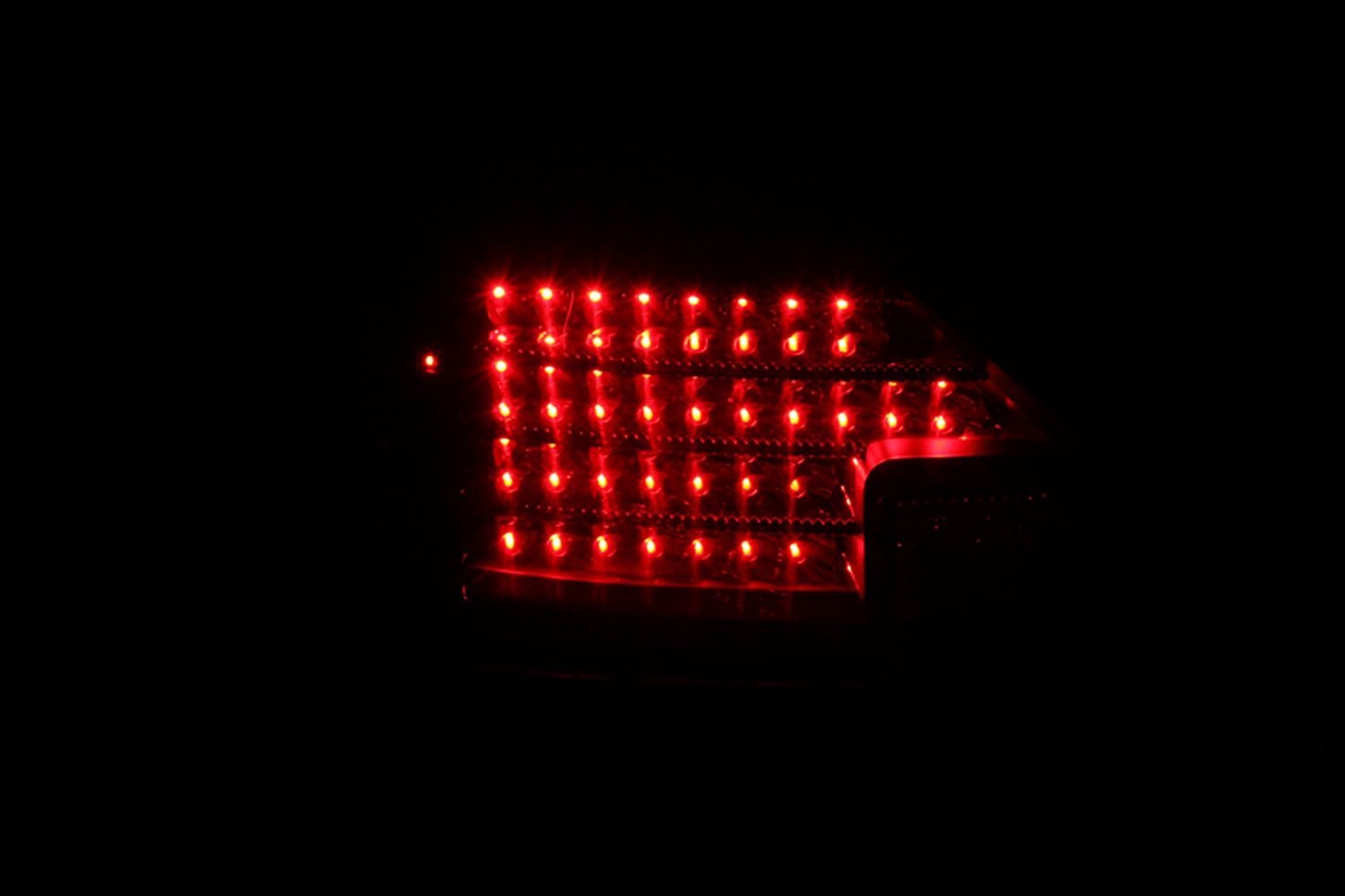 Honda Accord 03-05 2DR Led Tail Lights, Black - Image 3