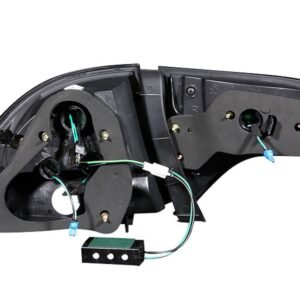 Honda Civic 06-11 4dr Led Tail Lights Black 2pc - Image 2