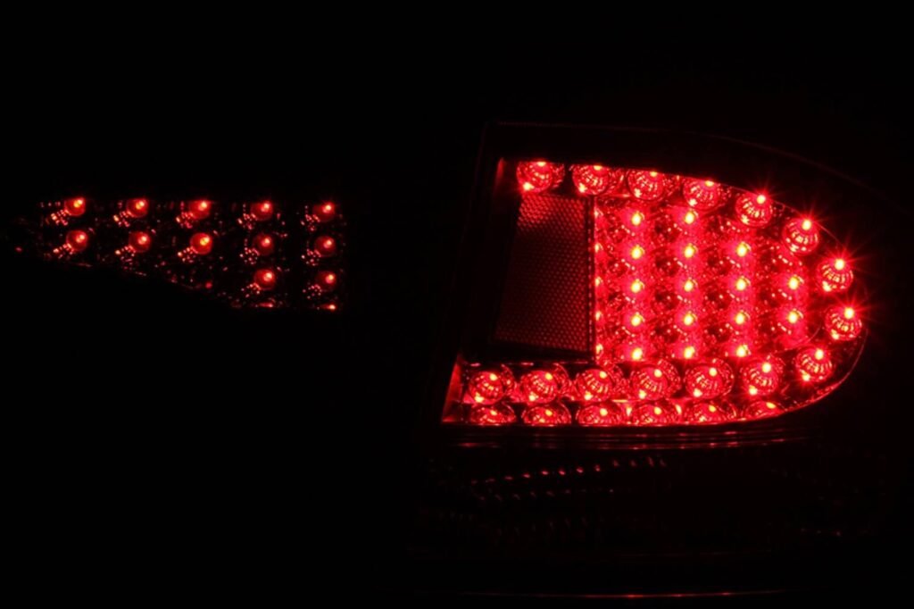 Honda Civic 06-11 4dr Led Tail Lights Black 2pc