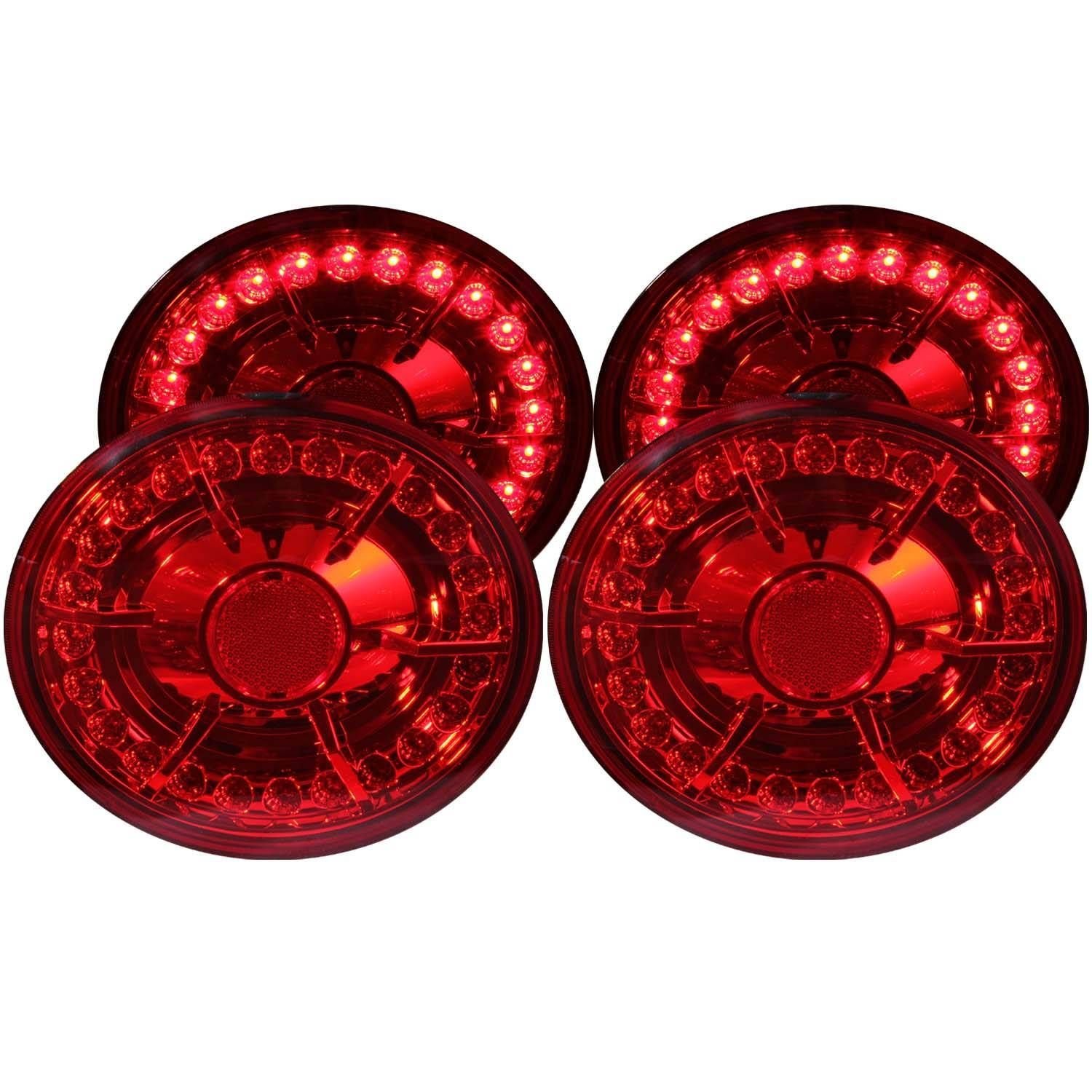 Chevy Corvette 05-13 / Corvette Z06 06-13 Led Tail Lights Red - Image 1