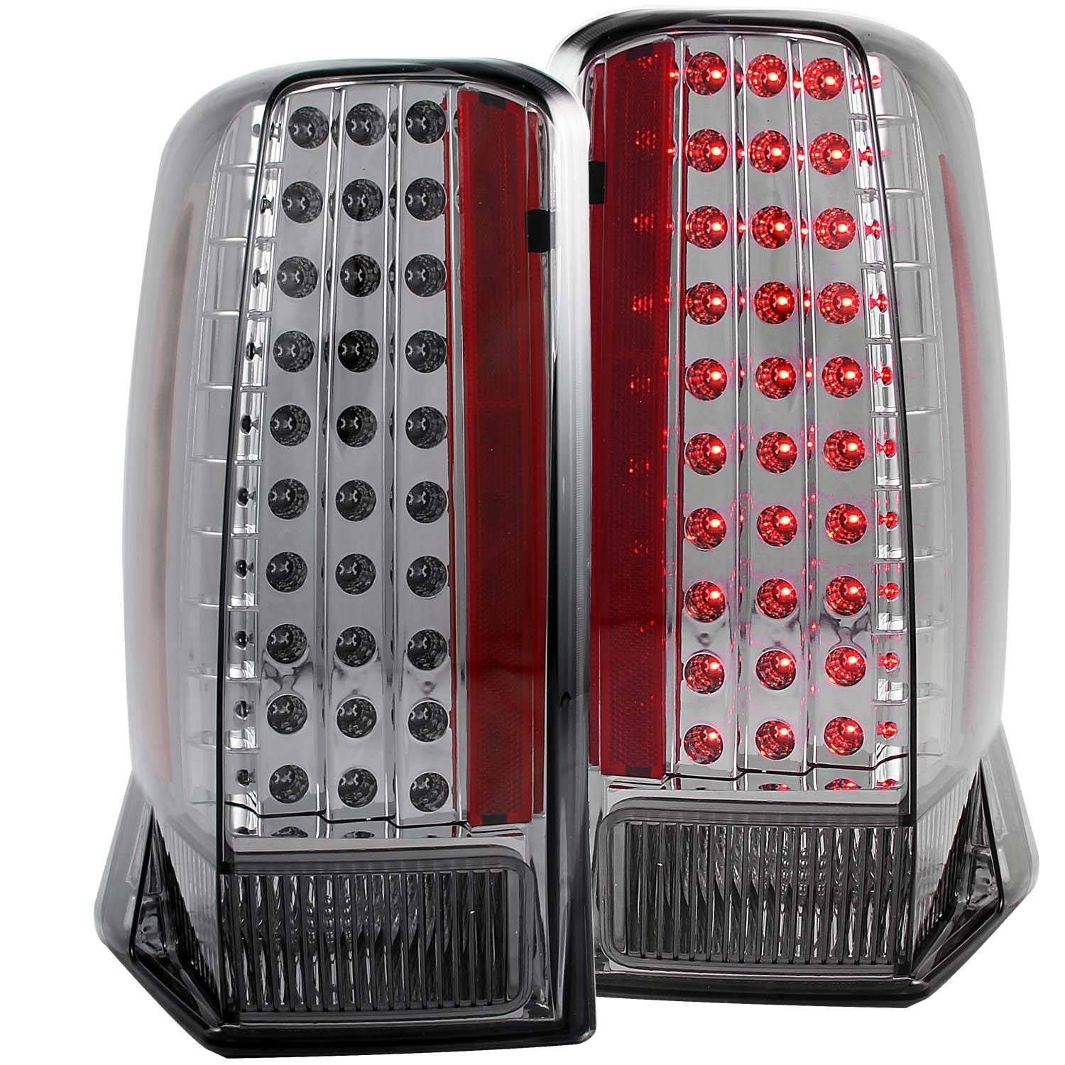 Cadillac Escalade 02-06 / Escalade Esv 03-06 Led Tail Lights Smoke - Image 1