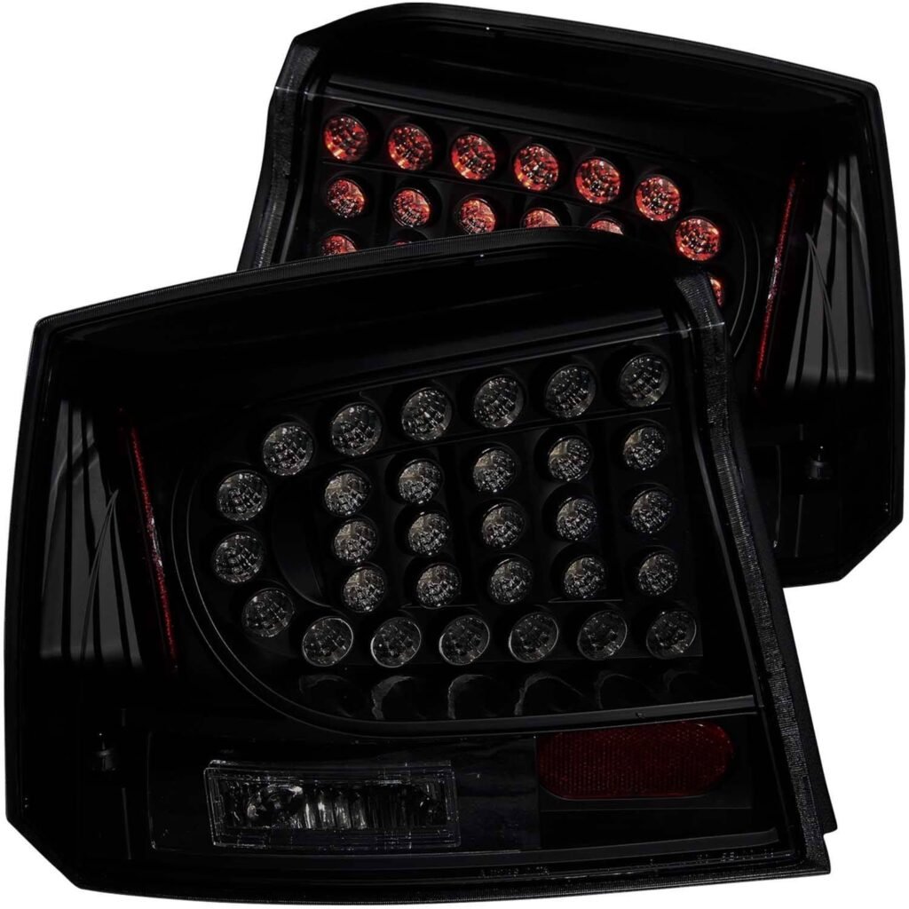 Dodge Charger 06-10 Led Tail Lights Dark Smoke