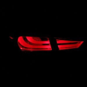 Hyundai Elantra 11-13 Led Tail Lights Smoke 2pc - Image 2