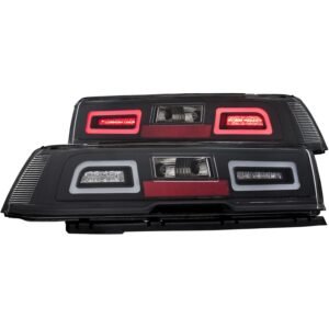Chevy Camaro 14-15 LED Tail Lights Black - Image 1