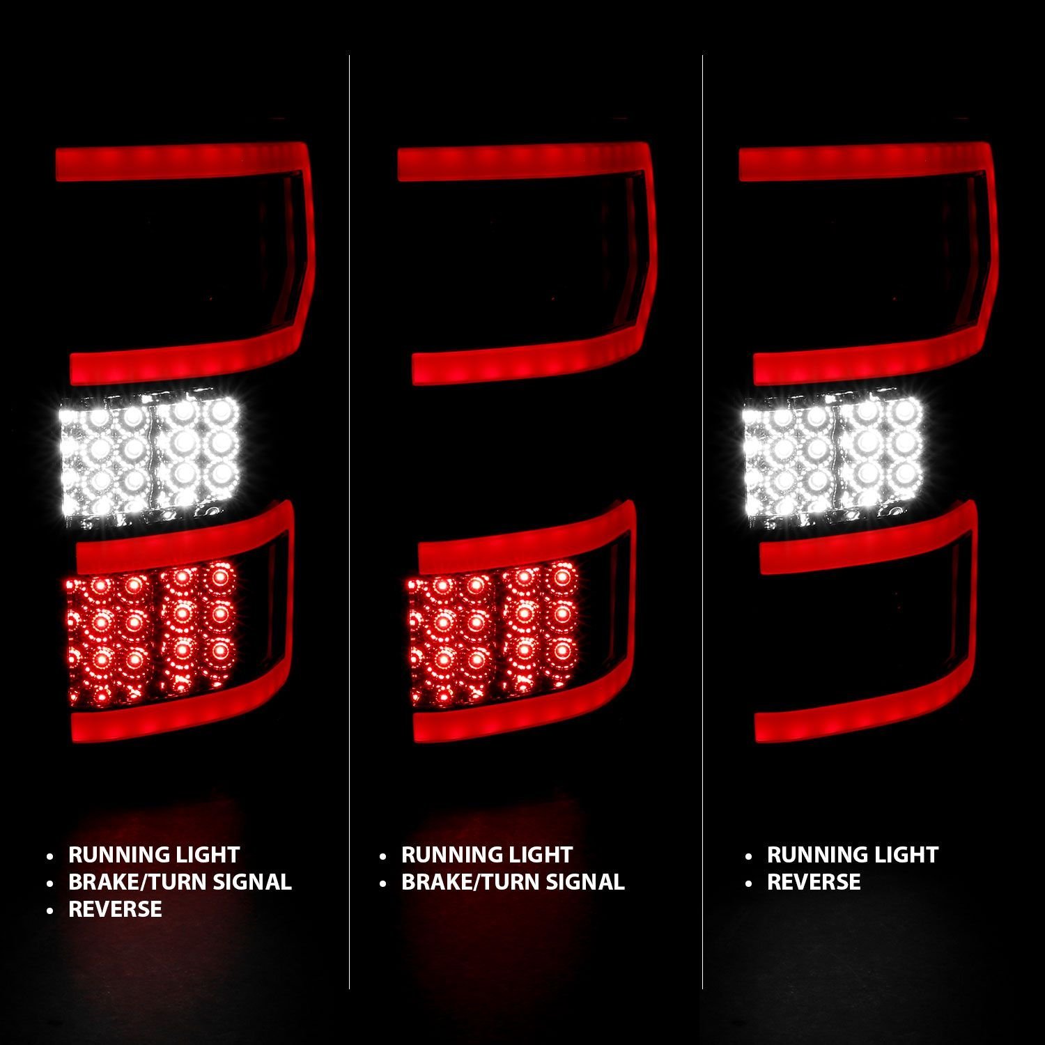 Ford F-150 18-20 Led Taillights Smoke - Image 2