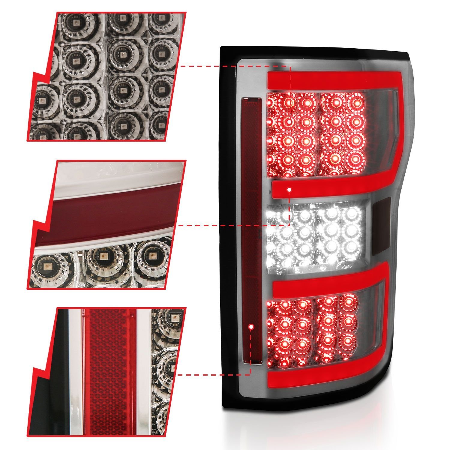 Ford F-150 18-20 Led Taillights Smoke - Image 3
