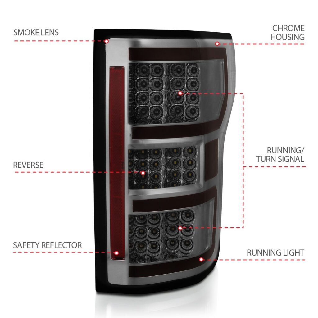 Ford F-150 18-20 Led Taillights Smoke