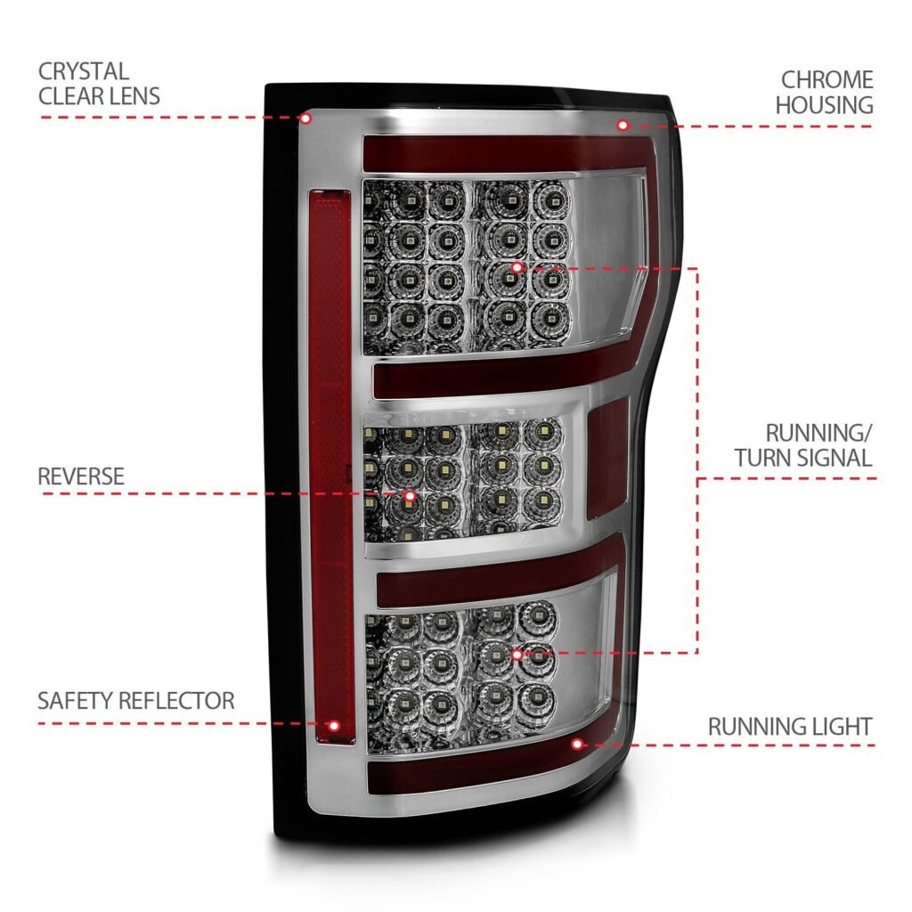 Ford F-150 18-20 Led Taillights Chrome