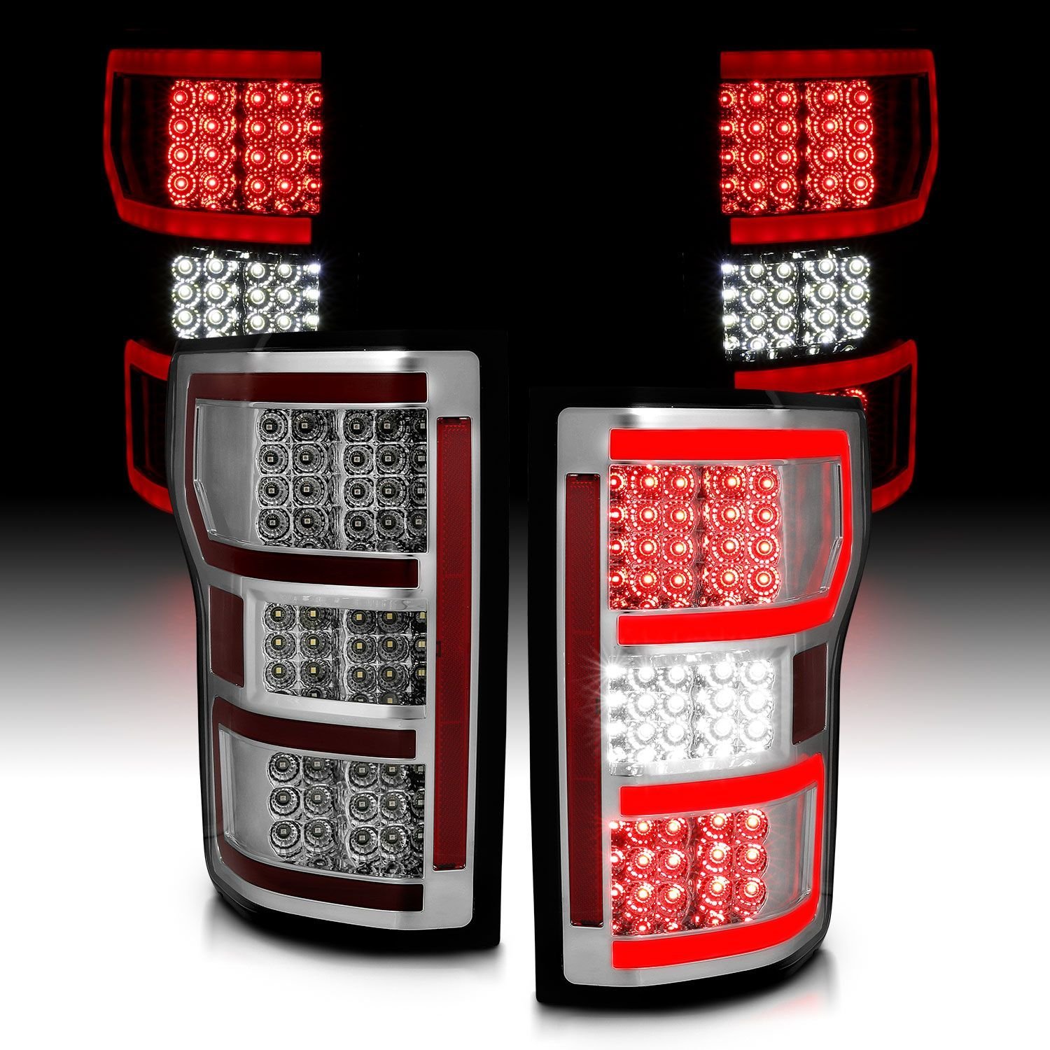 Ford F-150 18-20 Led Taillights Chrome - Image 7