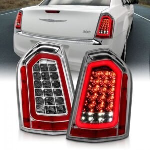 11-14 Chrysler 300 Led Tail Lights W/ Sequential Signal Chrome - Image 1