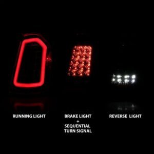 11-14 Chrysler 300 Led Tail Lights W/ Sequential Signal Chrome - Image 2