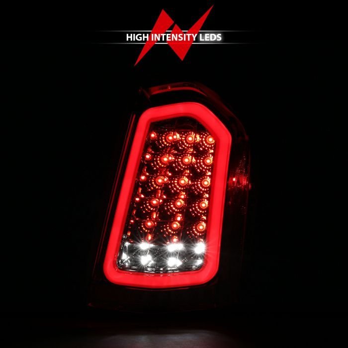 11-14 Chrysler 300 Led Tail Lights W/ Sequential Signal Chrome