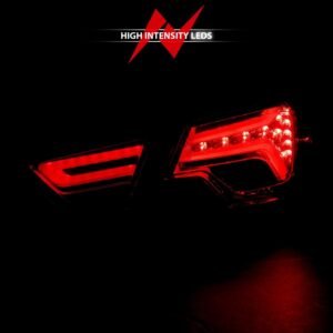 Chevy Impala 14-18 Led Tail Lights Chrome Red/Clear Lens - Image 6