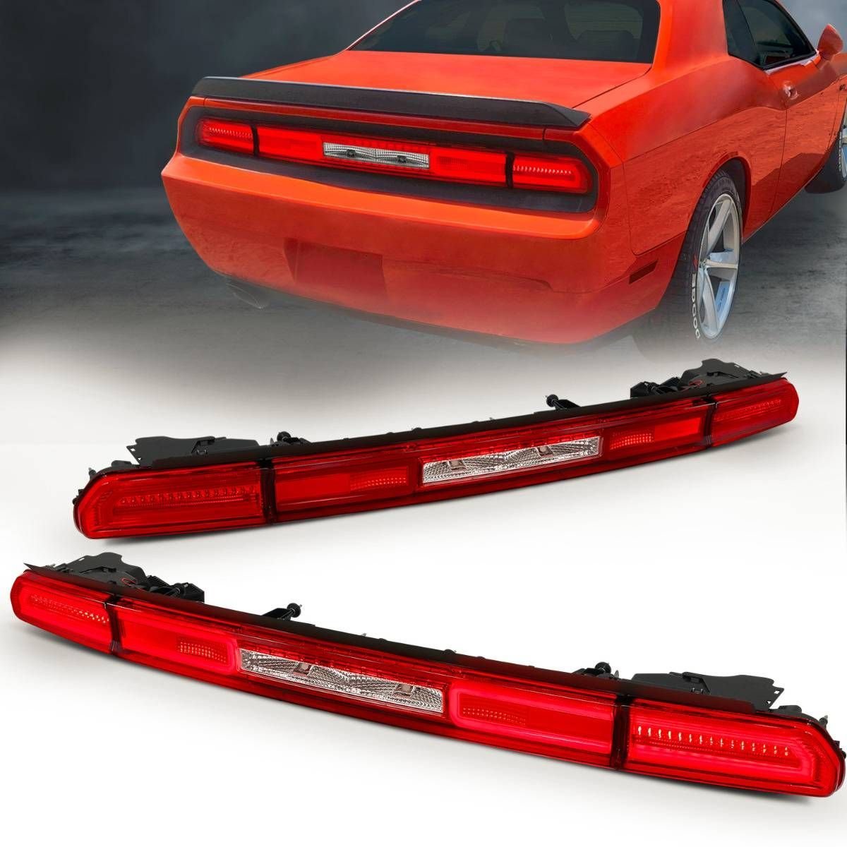 Dodge Challenger 08-14 Sequential Led Tail Lights (3 Pc) - Image 1