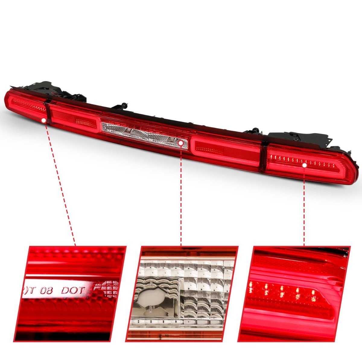 Dodge Challenger 08-14 Sequential Led Tail Lights (3 Pc) - Image 3