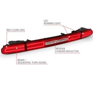 Dodge Challenger 08-14 Sequential Led Tail Lights (3 Pc) - Image 4