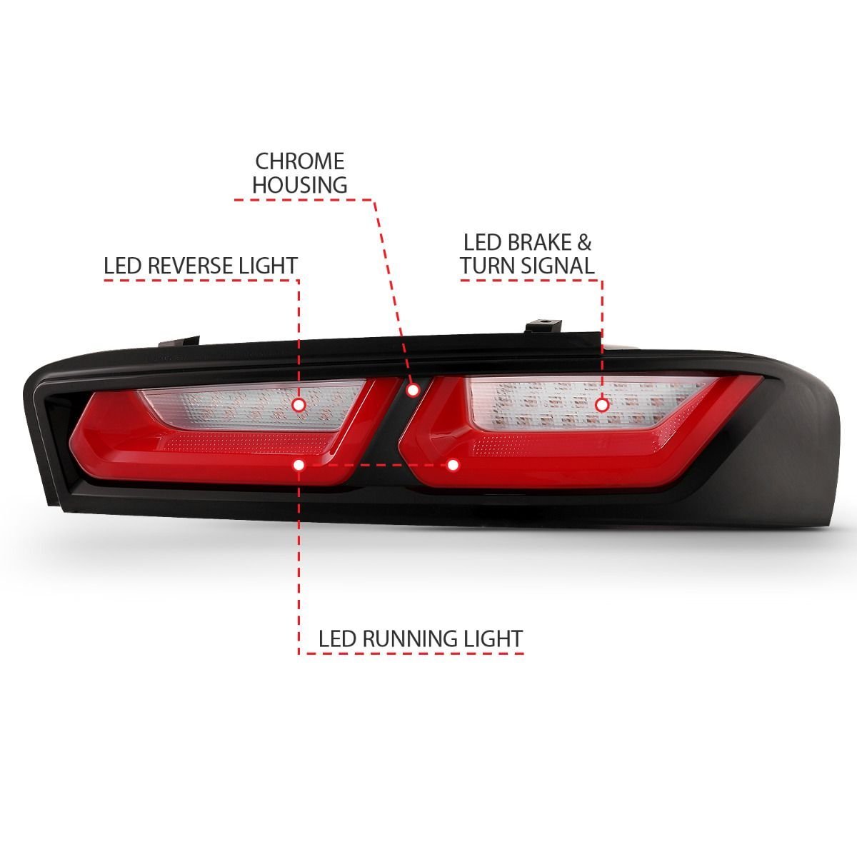 Chevy Camaro 16-18 Full Led Tail Lights - Image 4