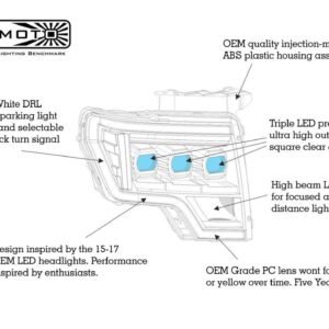 Ford F150 (09-14): Xb Led Headlights - Image 6