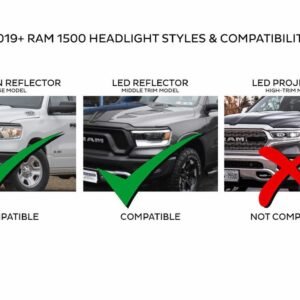 Ram 1500 (19+): XB Led Headlights (Gen 2) (Pair / ASM) - Image 12