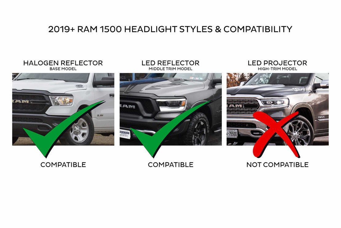 Ram 1500 (19+): XB Led Headlights (Gen 2) (Pair / ASM) - Image 12
