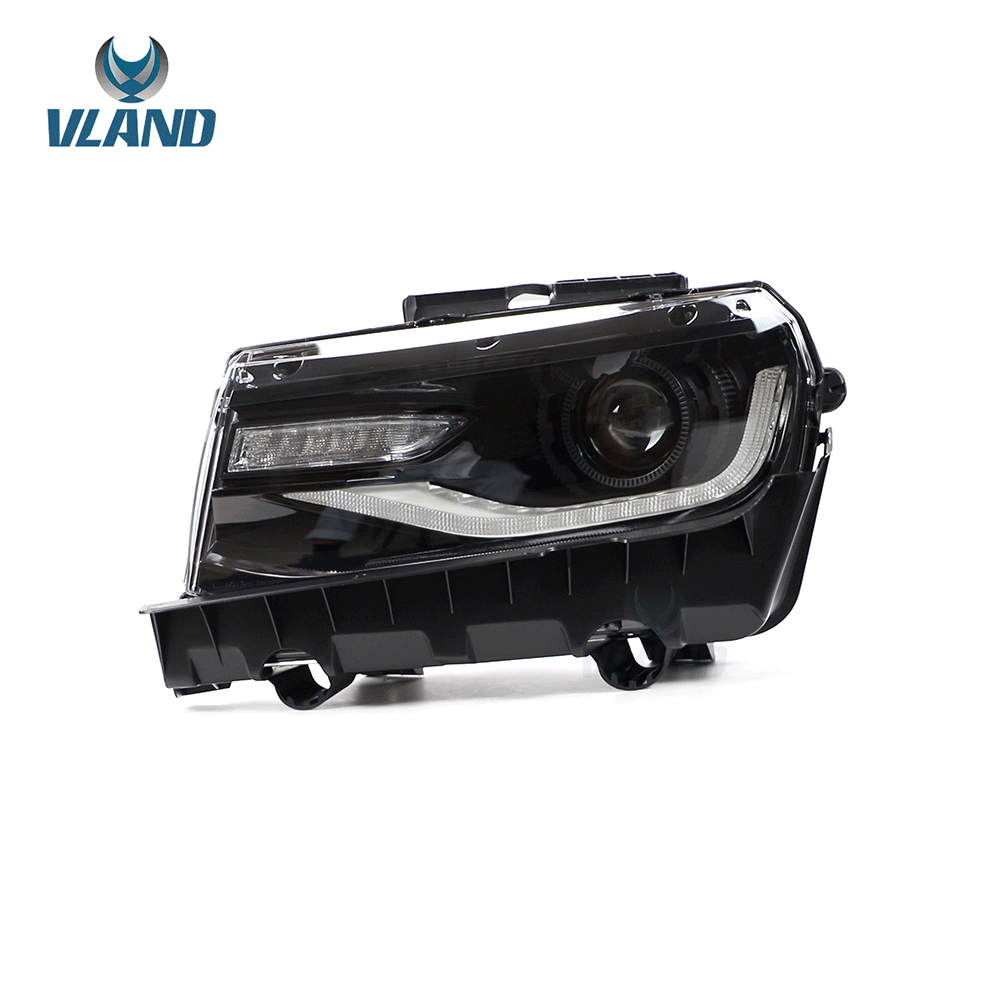 VLAND LED Projector Headlights For Chevy Chevrolet Camaro 2014 2015