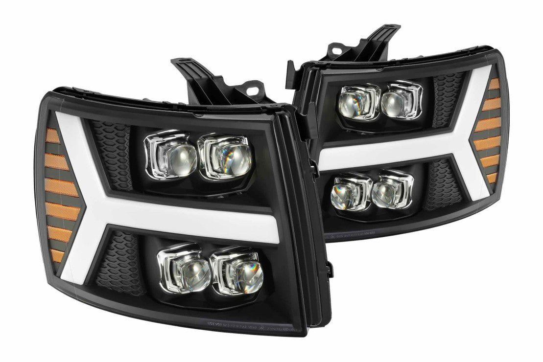 Chevy Silverado 1500 07-13 Alpharex Nova Headlights - Image 1