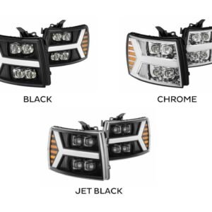Chevy Silverado 1500 07-13 Alpharex Nova Headlights - Image 2