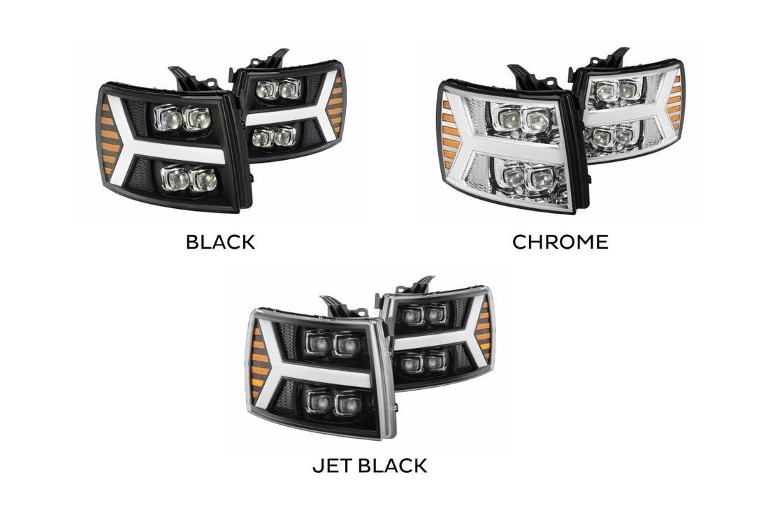 Chevy Silverado 1500 07-13 Alpharex Nova Headlights - Image 2