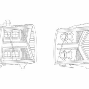 Chevy Silverado 1500 07-13 Alpharex Nova Headlights - Image 10