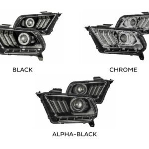 Ford Mustang (10-12): Alpharex Luxx Headlights - Image 2