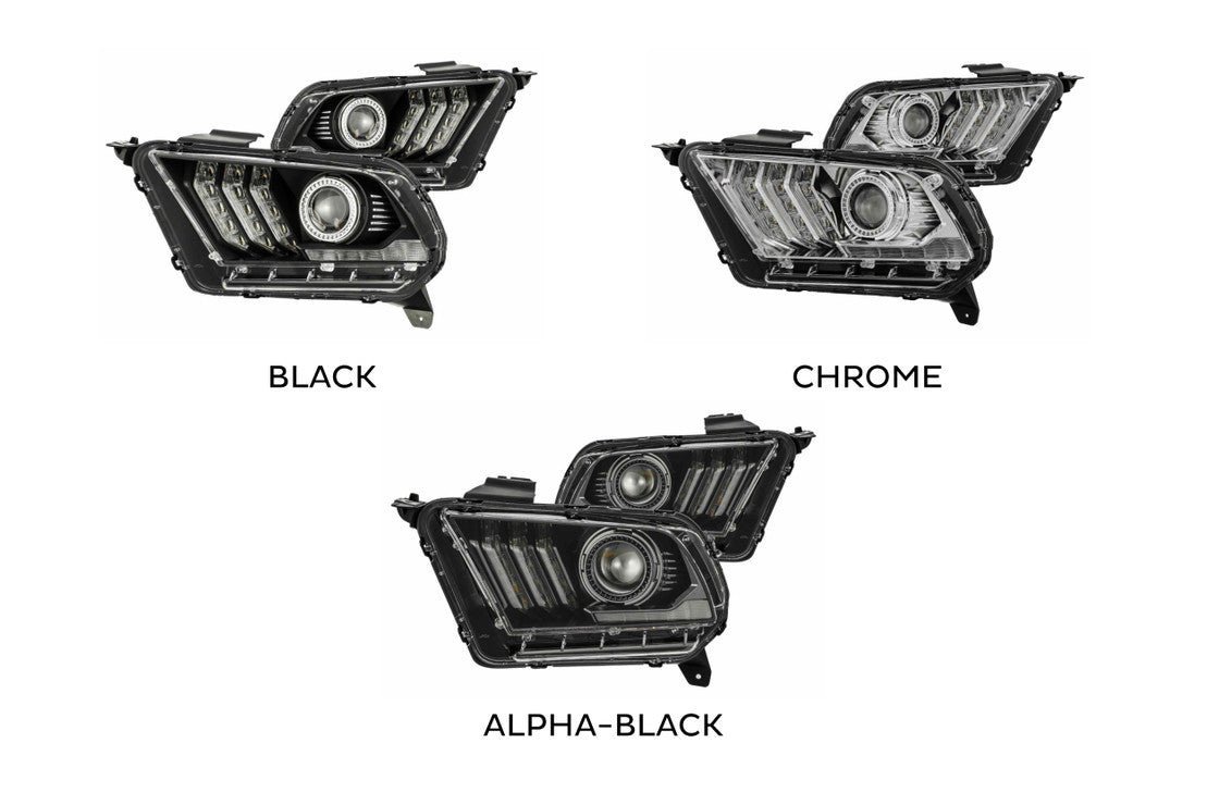 Ford Mustang (10-12): Alpharex Pro Headlights - Image 2