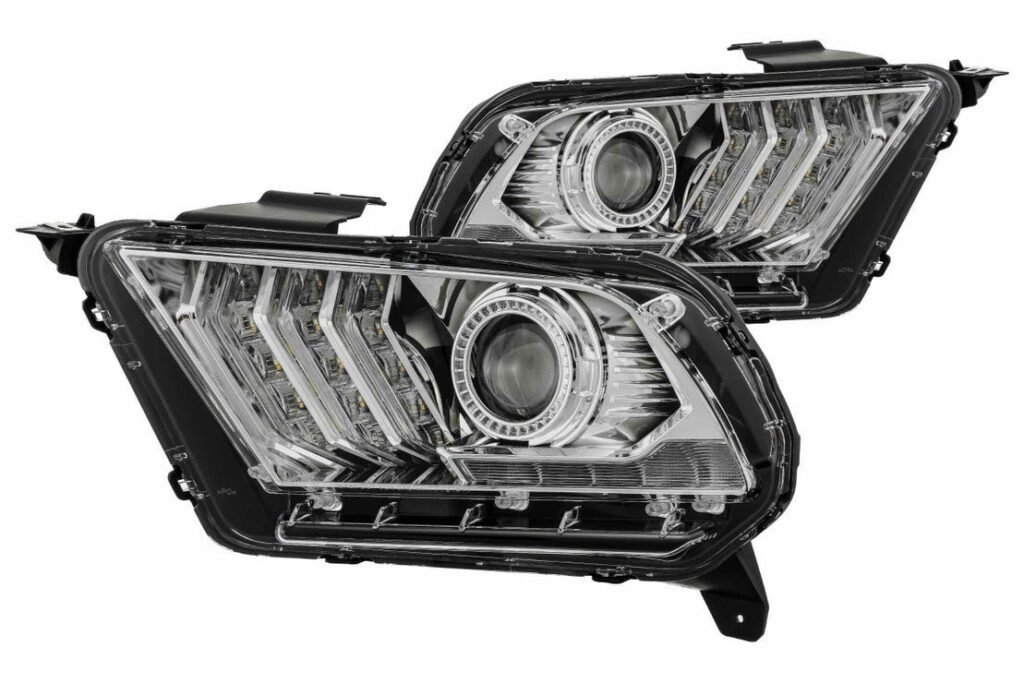 Ford Mustang (10-12): Alpharex Luxx Headlights