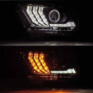 Ford Mustang (10-12): Alpharex Luxx Headlights - Image 8
