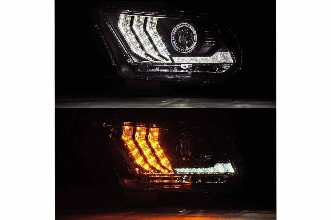 Ford Mustang (10-12): Alpharex Luxx Headlights - Image 8