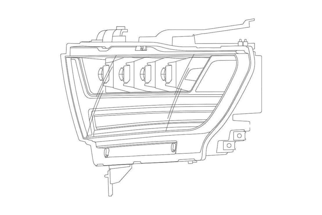 Dodge Ram 1500 (19+): Alpharex Nova Headlights - Image 13