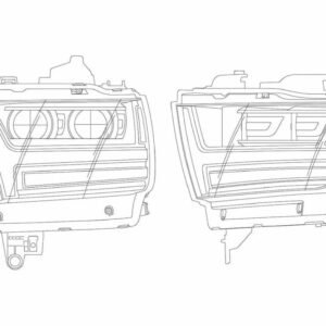 Dodge Ram 1500 (19+): Alpharex Pro Headlights - Image 9