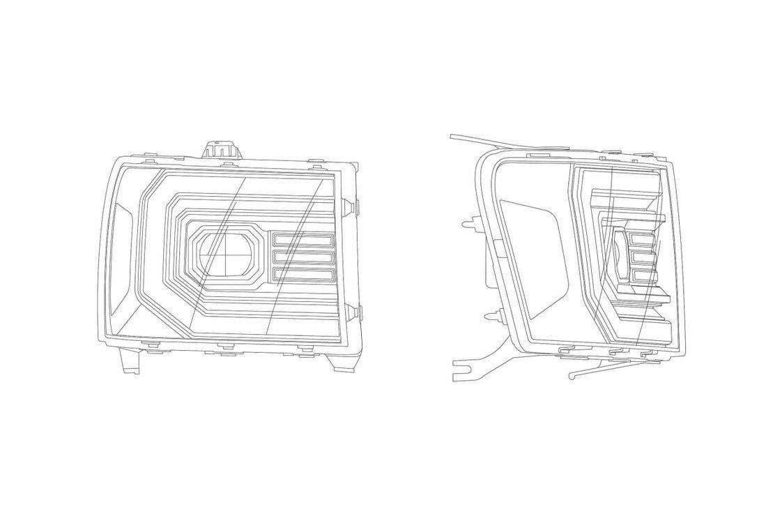 GMC Sierra (07-13): Alpharex Pro Headlights - Image 6